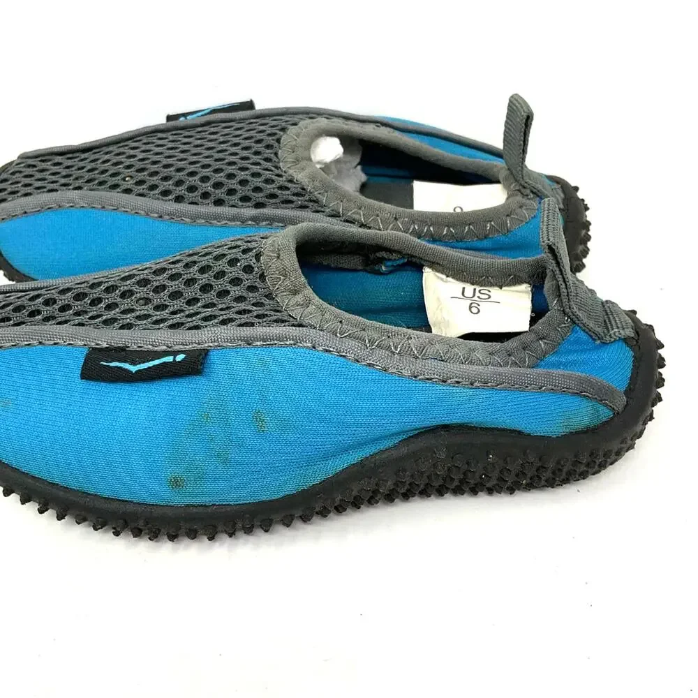 Wave‎ Runner Toddler Boys Blue Water Shoes Size 6